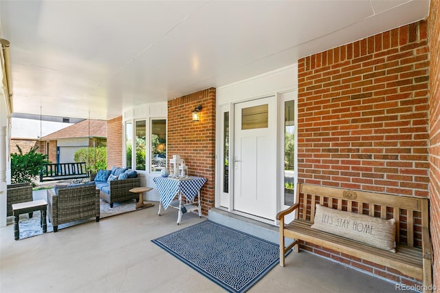 7970 S Cook Way, Centennial, CO 80122 - view of patio / terrace featuring a porch and an outdoor living space