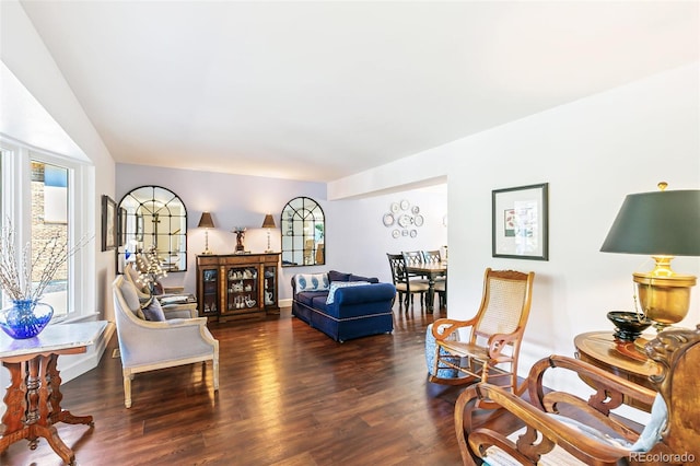 7970 S Cook Way, Centennial, CO 80122 - living area featuring plenty of natural light and wood finished floors