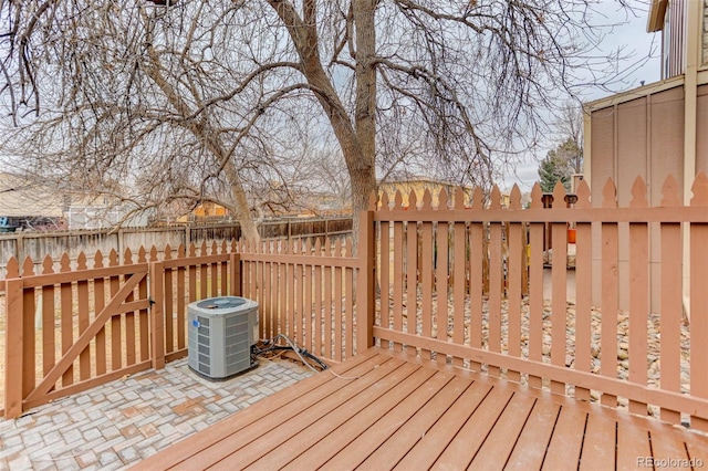 11973 E Kepner Dr, Aurora, CO 80012 - deck featuring central AC