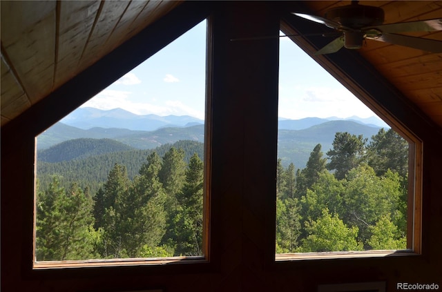 760 Coyote Cir, Black Hawk, CO 80422 - mountain view with a heavily wooded area