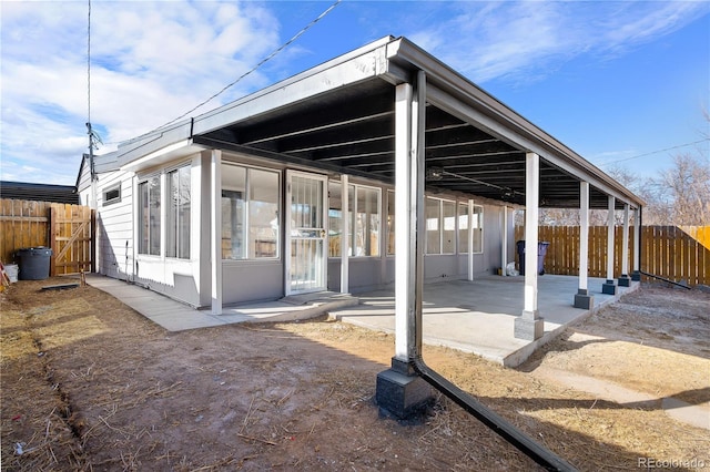 exterior space featuring a patio area