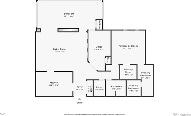 3131 E Alameda Ave Unit 1503, Denver, CO 80209 - room layout