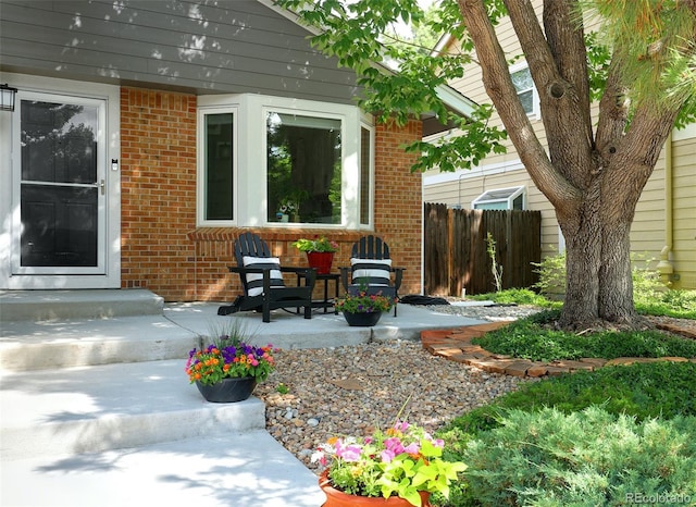 exterior space with fence
