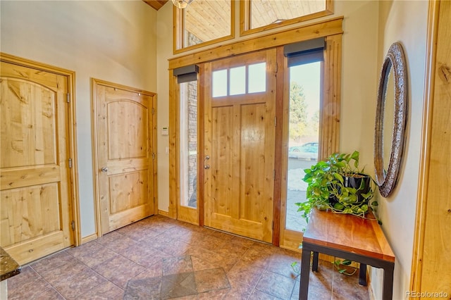 view of entrance foyer