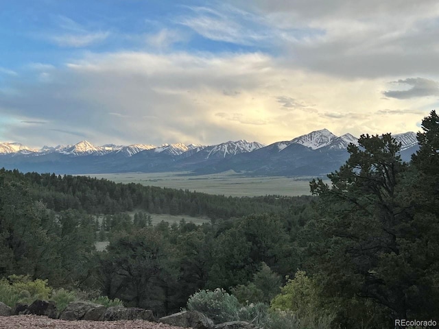 view of mountain feature