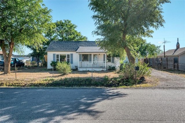 view of front of house with a porch