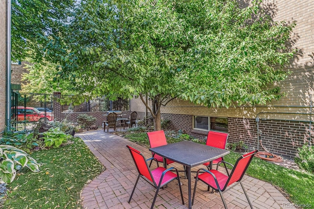 10 N Ogden St Unit 5, Denver, CO 80218 - view of patio / terrace featuring outdoor dining area