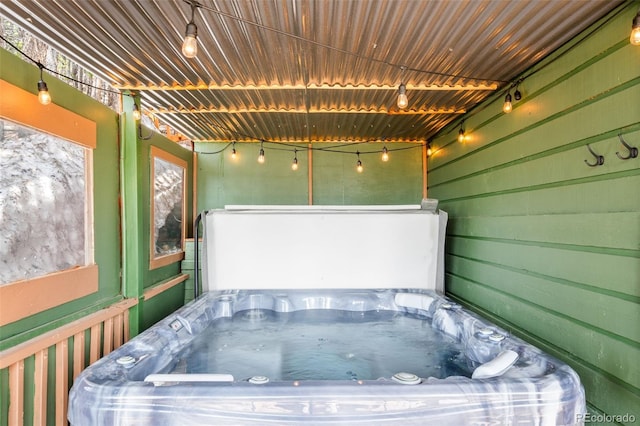 489 Harris Dr, Idaho Springs, CO 80452 - view of patio with a hot tub