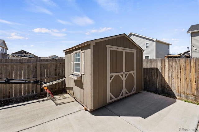 6154 Fiddle Way, Colorado Springs, CO 80925 - view of shed with a fenced backyard