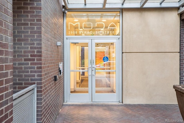 2958 Syracuse St Unit 317, Denver, CO 80238 - entrance to property featuring french doors and stucco siding