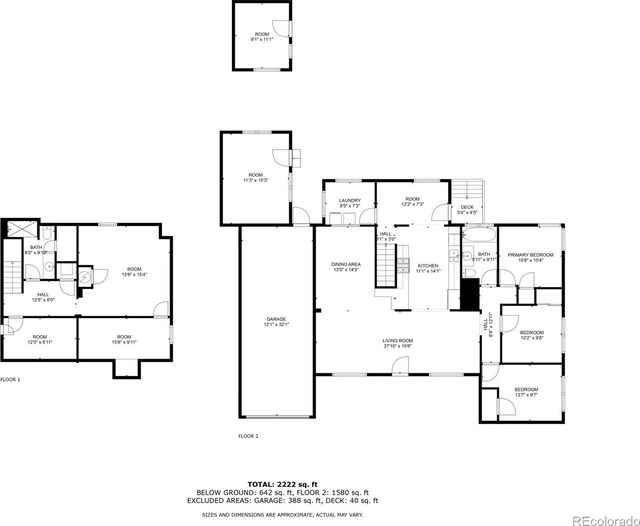 3501 W 53rd Ave, Denver, CO 80221 - floor plan / room layout