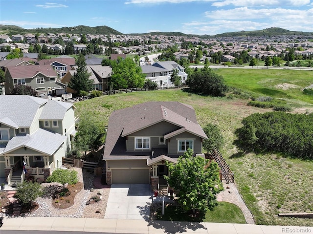 2815 Dreamcatcher Loop, Castle Rock, CO 80109 - aerial view of residential area featuring mountains
