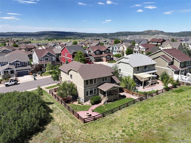2815 Dreamcatcher Loop, Castle Rock, CO 80109 - aerial perspective of suburban area