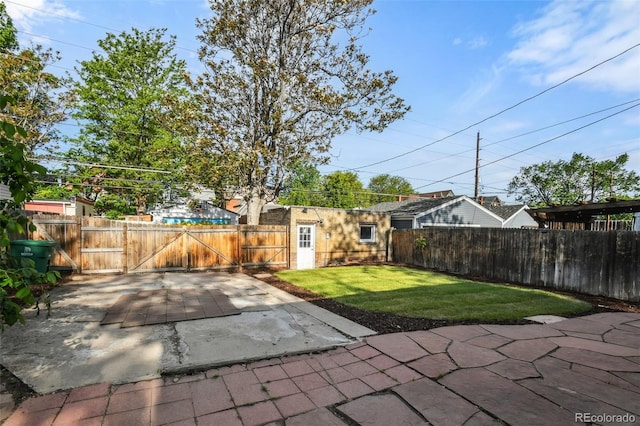 1633 Gaylord St, Denver, CO 80206 - view of patio / terrace featuring a gate