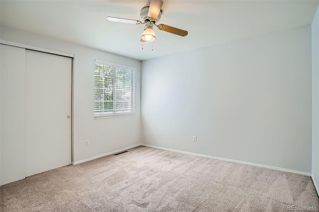 8057 Bryant St, Westminster, CO 80031 - unfurnished bedroom featuring carpet floors, a closet, and ceiling fan