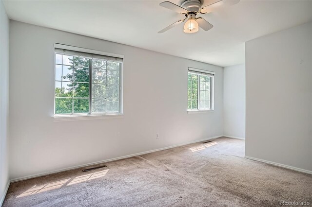 8057 Bryant St, Westminster, CO 80031 - carpeted spare room featuring ceiling fan and baseboards