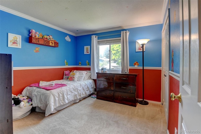 6775 Coors Ct, Arvada, CO 80004 - carpeted bedroom with ornamental molding