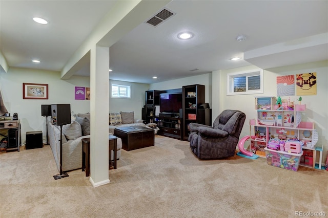 6775 Coors Ct, Arvada, CO 80004 - living area with carpet and recessed lighting