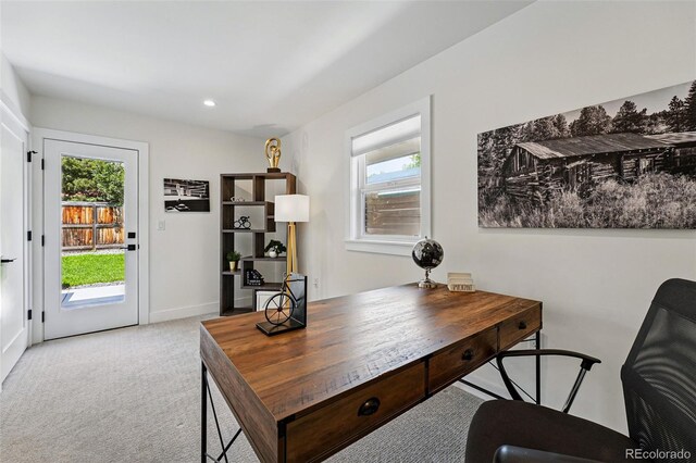 3275 19th St, Boulder, CO 80304 - carpeted home office with healthy amount of natural light and baseboards