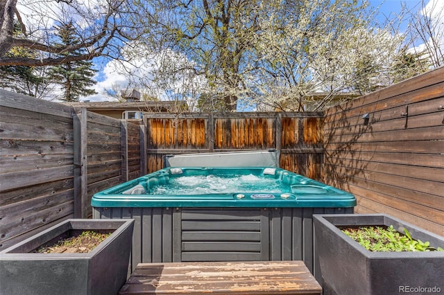 3275 19th St, Boulder, CO 80304 - wooden deck with a hot tub