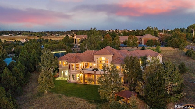 11541 Warrington Ct, Parker, CO 80138 - view of aerial view at dusk