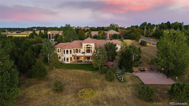11541 Warrington Ct, Parker, CO 80138 - view of aerial view at dusk