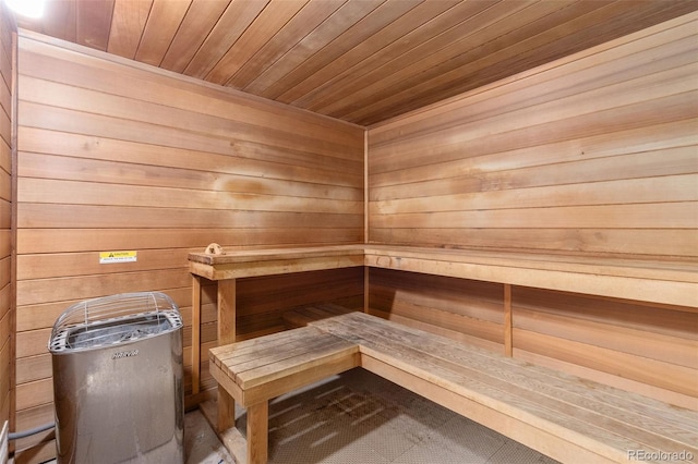 3022 S Wheeling Way Unit 109, Aurora, CO 80014 - sauna / steam room with wooden walls and wood ceiling