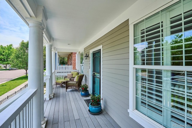 2723 Galena St, Denver, CO 80238 - view of wooden porch