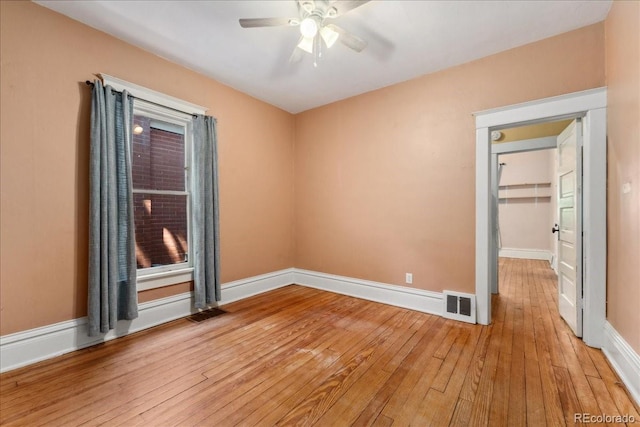4461 Vrain St, Denver, CO 80212 - unfurnished bedroom with light wood-type flooring and ceiling fan