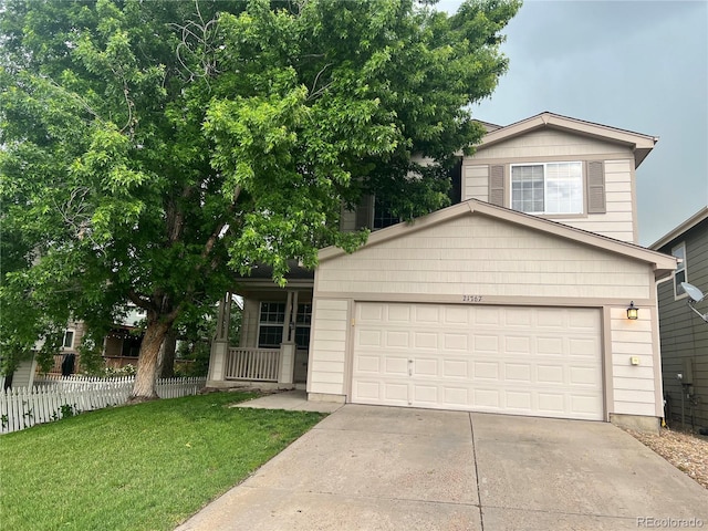 21767 Silver Meadow Ln, Parker, CO 80138 - view of front of home with driveway