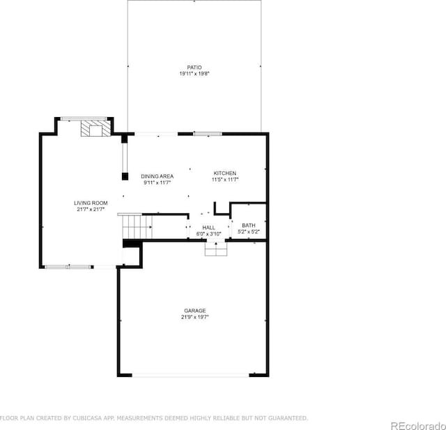 21767 Silver Meadow Ln, Parker, CO 80138 - view of floor plan / room layout