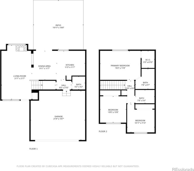 21767 Silver Meadow Ln, Parker, CO 80138 - view of property floor plan