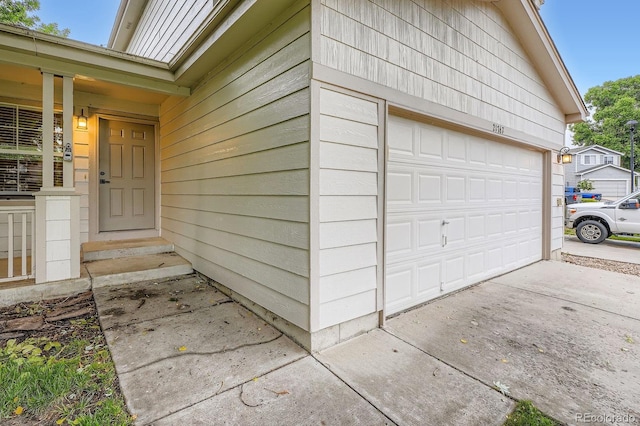 21767 Silver Meadow Ln, Parker, CO 80138 - garage with concrete driveway