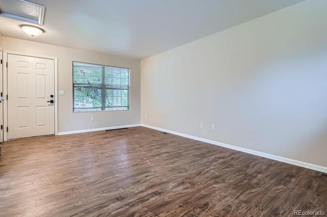 21767 Silver Meadow Ln, Parker, CO 80138 - unfurnished room featuring dark wood-type flooring