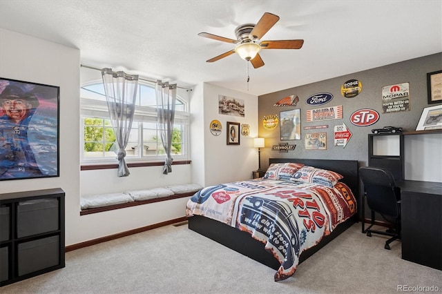 7804 Silverweed Way, Lone Tree, CO 80124 - carpeted bedroom featuring a ceiling fan and baseboards