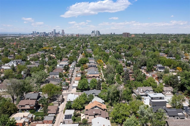 1121 S Ogden St, Denver, CO 80210 - aerial perspective of suburban area
