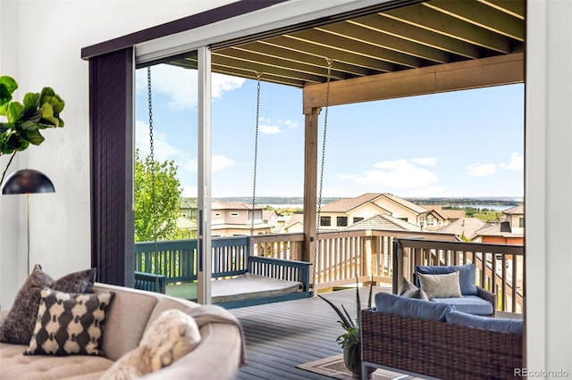 16262 W 95th Ln, Arvada, CO 80007 - deck featuring a residential view