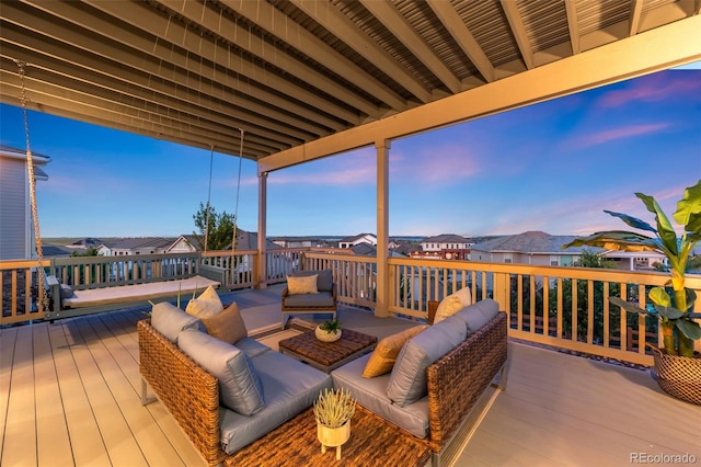 16262 W 95th Ln, Arvada, CO 80007 - wooden deck featuring a residential view
