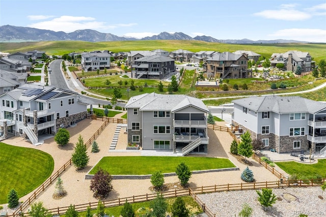 16262 W 95th Ln, Arvada, CO 80007 - aerial view of residential area featuring a mountainous background