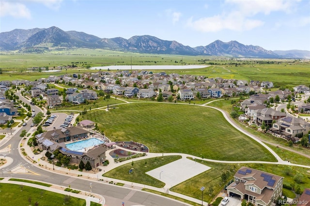 16262 W 95th Ln, Arvada, CO 80007 - aerial view of residential area featuring mountains