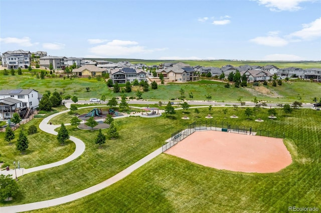 16262 W 95th Ln, Arvada, CO 80007 - aerial perspective of suburban area featuring a recreational park