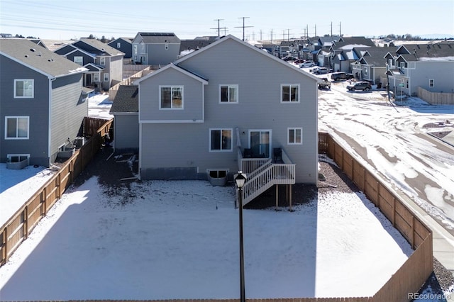 view of rear view of property