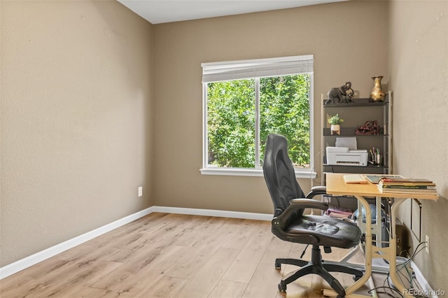 15021 Josephine St, Thornton, CO 80602 - office with wood finished floors and baseboards