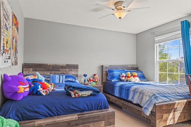15021 Josephine St, Thornton, CO 80602 - carpeted bedroom featuring a ceiling fan
