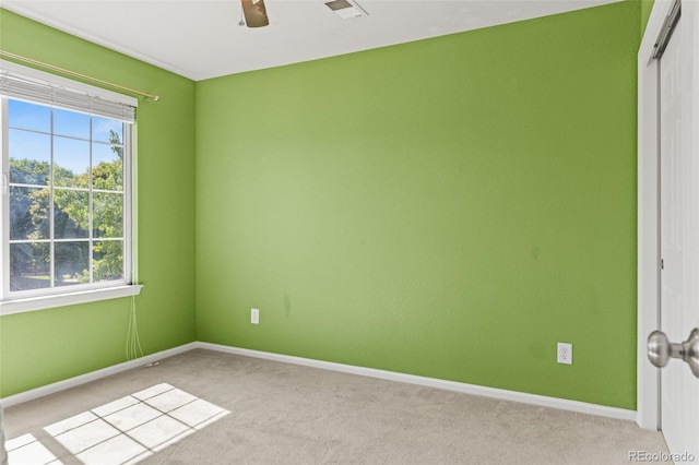 15021 Josephine St, Thornton, CO 80602 - spare room with light carpet, plenty of natural light, and a ceiling fan