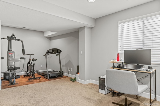 15021 Josephine St, Thornton, CO 80602 - carpeted home office featuring baseboards