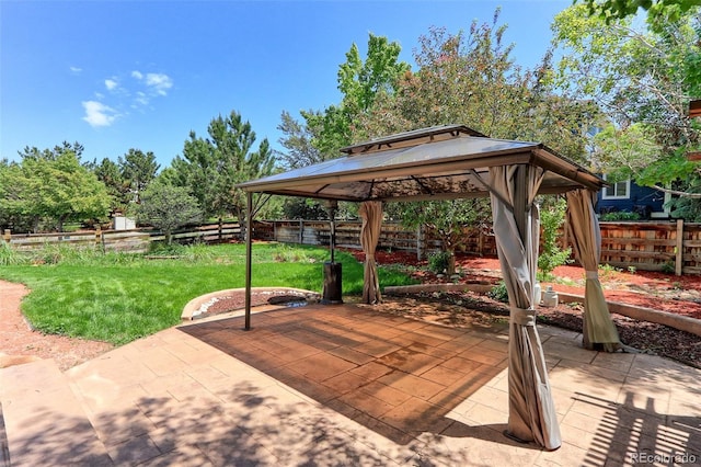 9994 Quintero St, Commerce City, CO 80022 - view of patio / terrace featuring a gazebo
