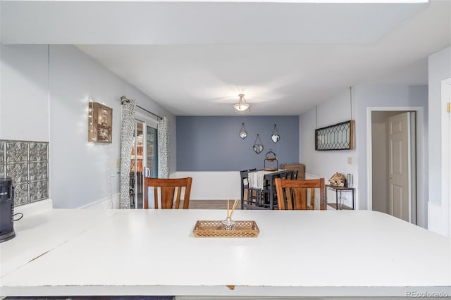 view of dining room