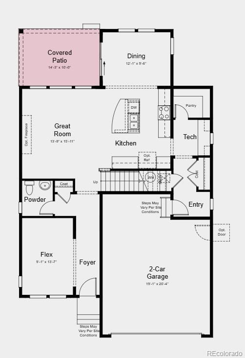 16468 W 92nd Pl, Arvada, CO 80007 - view of room layout