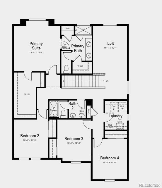 16468 W 92nd Pl, Arvada, CO 80007 - view of floor plan / room layout